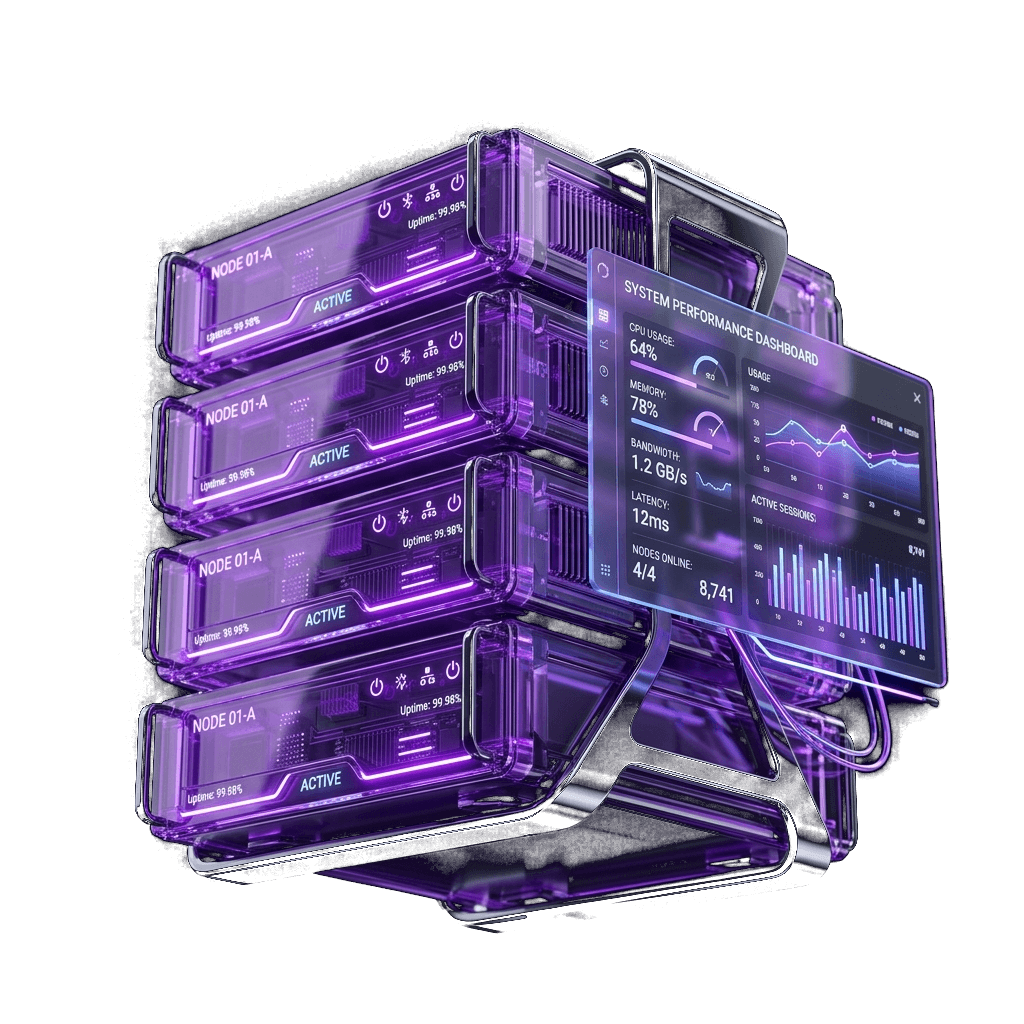 Innogenio 3D Enterprise Server & Dashboard Architecture Visual